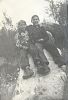 Melvin Van Pelt on right, 1 Feb 1942, Big Tujunga Canyon, CA
