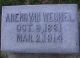 Arend Van Wechel Gravestone