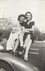 Audrey Van Pelt and Shirley Miller nee Van Pelt, Easter 5 Apr 1942, Glendale, CA